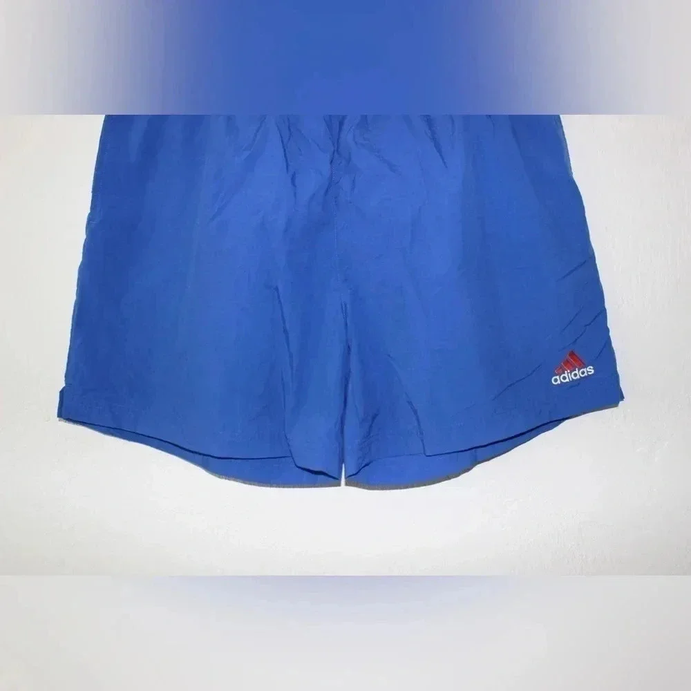 Men’s Vintage Adidas Lined Swim Trunks Size Large
